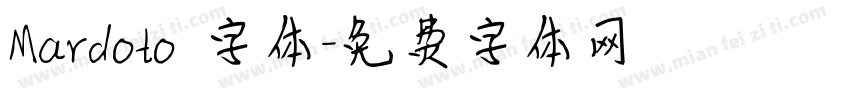 Mardoto 字体字体转换